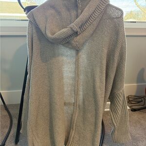 Women's Gray Hooded Sweater